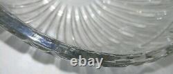 VTG Tiffany & Co Crystal Atlas Punch Bowl 10 Diameter With Roman Numerals