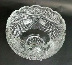 Very Rare Designers Gallery Waterford Wedding Punch Bowl