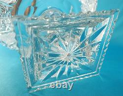 Very Rare Dresden Crystal Compote Centerpiece/Punch Bowl 11 3/4 D Germany