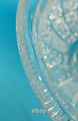 Very Rare Dresden Crystal Compote Centerpiece/Punch Bowl 11 3/4 D Germany