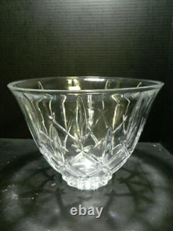 Vintage (11) Piece Gorham Lady Anne Crystal Punch Bowl Set Excellent Condition