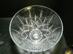 Vintage (11) Piece Gorham Lady Anne Crystal Punch Bowl Set Excellent Condition