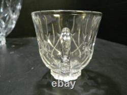 Vintage (11) Piece Gorham Lady Anne Crystal Punch Bowl Set Excellent Condition