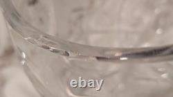 Vintage 13.5 Polish Crystal Lidded Punch Bowl with Ladle-One of a kind piece