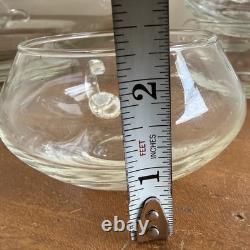 Vintage 14 PC Hand Blown Crystal Riekes Crisa Punch Bowl Set W Original Box