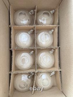 Vintage 14 PC Hand Blown Crystal Riekes Crisa Punch Bowl Set W Original Box