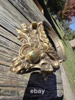 Vintage 15 pcs Pitman Dreitzer Colony Gold Elegance Crystal Punch Bowl Cup Ladel