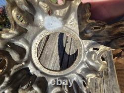 Vintage 15 pcs Pitman Dreitzer Colony Gold Elegance Crystal Punch Bowl Cup Ladel