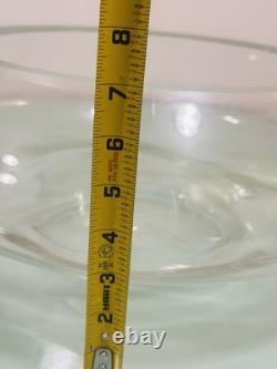 Vintage 18 PC Hand Blown Crystal Moderno Riekes Crisa Punch Bowl Set W 11 Cups