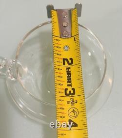 Vintage 18 PC Hand Blown Crystal Moderno Riekes Crisa Punch Bowl Set W 11 Cups