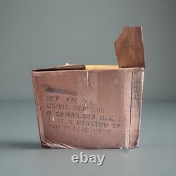 Vintage 1940s Tom and Jerry Punch Bowl Set Hazel Atlas Bowl &6 Cups & OG Box