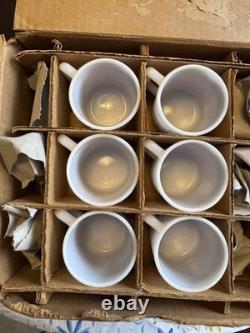 Vintage 1940s Tom and Jerry Punch Bowl Set Hazel Atlas Bowl &6 Cups & OG Box