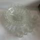 Vintage 1950's BRISTOL DIAMOND Crystal Punch Bowl Set 1 Bowl, 1 Plate, 12 Cups