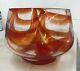 Vintage 1972 Large Blenko Glass Charisma Punch Bowl John Nickerson 7231x Rare