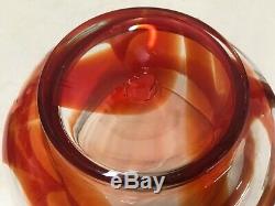 Vintage 1972 Large Blenko Glass Charisma Punch Bowl John Nickerson 7231x Rare