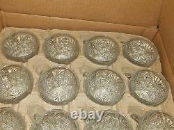 Vintage 1986 PUNCH BOWL Anchor Hocking ARLINGTON Original Box COMPLETE 26 pieces