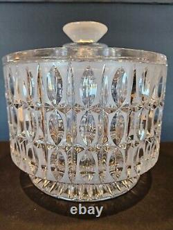 Vintage 24% Lead Crystal Nachtmann Bleikristall Punch Bowl, Lid & 12 Glasses