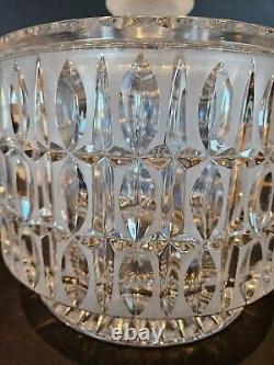 Vintage 24% Lead Crystal Nachtmann Bleikristall Punch Bowl, Lid & 12 Glasses