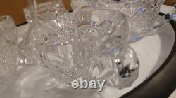 Vintage 8-piece EAPG 10x 10Punch SetPunch Bowl x1, Stand x1, Cup x6- Used/G