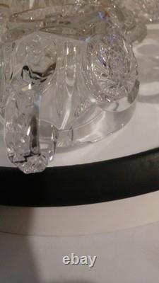 Vintage 8-piece EAPG 10x 10Punch SetPunch Bowl x1, Stand x1, Cup x6- Used/G