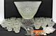 Vintage Anchor Hocking 39pc Wexford Pattern Punch Set Service for 18 NOS (PH)