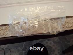 Vintage Anchor Hocking EAPC Punch Bowl 24 Cups Clear Serving Set Wedding Shower