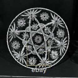 Vintage Anchor Hocking Punch Bowl Set Star Of David Pattern