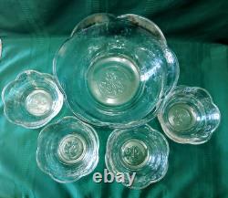 Vintage Anchor Hocking Savannah Clear Set