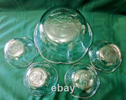 Vintage Anchor Hocking Savannah Clear Set