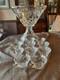 Vintage Anchor Hocking punch bowl with pedestal and cups