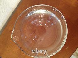 Vintage Antique Cambridge Glass Cascade Pattern Punch Bowl Set 12 Cups & Tray