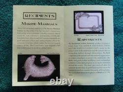 Vintage Arthur Court Designs Large Ribbed Clear Glass Punch Bowl/12 Glasses/Ladl