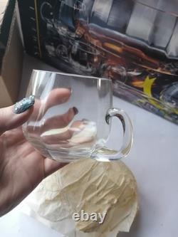 Vintage Artland 8 Piece Punchbowl Set Handblown New Romanian