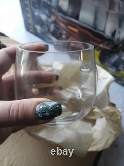 Vintage Artland 8 Piece Punchbowl Set Handblown New Romanian