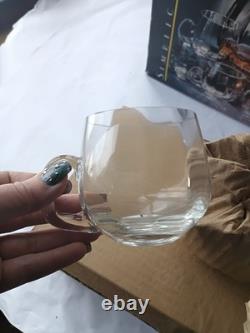 Vintage Artland 8 Piece Punchbowl Set Handblown New Romanian