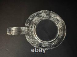 Vintage Crystal Matsugaoka Japan Punch Bowl Set 1 Large Bowl + 10 Cups