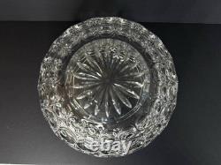Vintage Crystal Matsugaoka Japan Punch Bowl Set 1 Large Bowl + 10 Cups