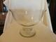 Vintage Crystal Pedestal Punch Bowl or Fruit Bowl 8.75 Tall 11.5 Diameter
