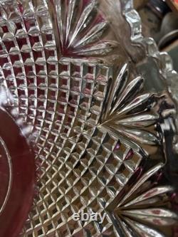 Vintage Crystal punch bowl