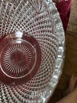 Vintage Crystal punch bowl