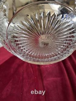 Vintage Crystal punch bowl