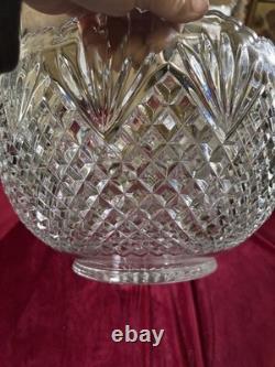 Vintage Crystal punch bowl