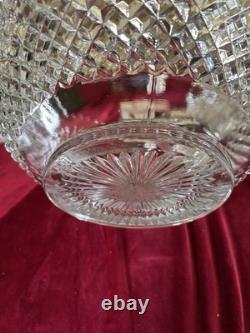 Vintage Crystal punch bowl