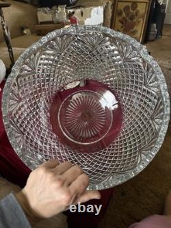 Vintage Crystal punch bowl