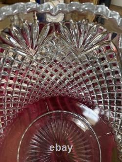 Vintage Crystal punch bowl