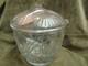 Vintage Cut Glass Covered Punch bowl/Crushed Fruit Bowl withClear Ladle