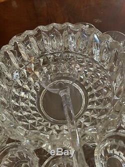 Vintage Duncan & Miller Punch Bowl Set