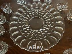 Vintage Duncan & Miller Punch Bowl Set