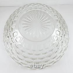 Vintage Federal Glass Jubilee Punch Bowl Set (12 Cups and Serving Bowl)