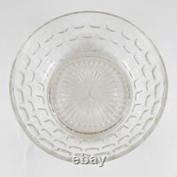 Vintage Federal Glass Jubilee Punch Bowl Set (12 Cups and Serving Bowl)